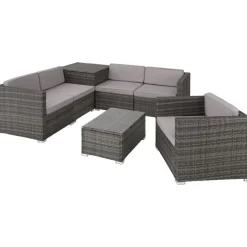 Tectake Pisa Rattan Lounge