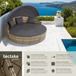 Tectake Sonneninsel Rattan