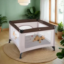 Tectake Tommy Junior 105 x 105 cm braun