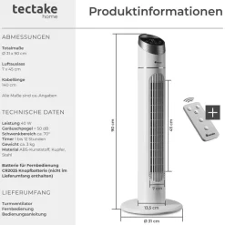 Tectake Turmventilator