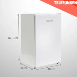 Telefunken CF-33-101-2 Kühlschrank (89 l, 821 mm hoch, Weiß)
