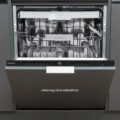 Telefunken GEV6014A Einbau-Geschirrspüler (vollintegrierbar, 598 mm, Schwarz)