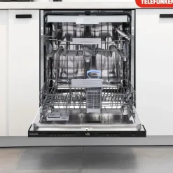 Telefunken GEV6014A Einbau-Geschirrspüler (vollintegrierbar, 598 mm, Schwarz)