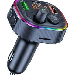 Telestar FM-T1 – FM-Transmitter mit microSD & Bluetooth – Schwarz
