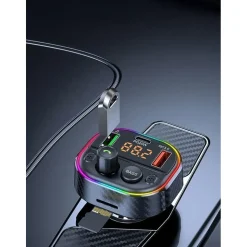 Telestar FM-T1 – FM-Transmitter mit microSD & Bluetooth – Schwarz