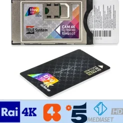 TELE System CAM tivùsat 4K Ultra HD, 4K Ultra HD, Grau, tivùsat 4K Ultra HD