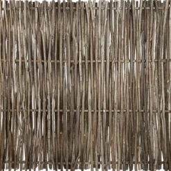 Tetzner & Jentzsch Haselnusszaun 180 x 180 cm Braun/Holz