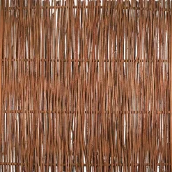 Tetzner & Jentzsch Haselnusszaun 180 x 180 cm Braun/Holz