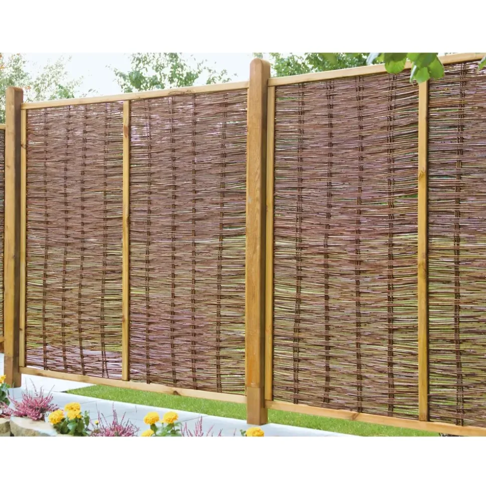 Tetzner & Jentzsch Sichtschutzelement Fogo 180 x 180 cm braun