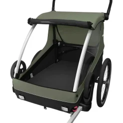 Thule Courier Fahrradanhänger Grün/Schwarz