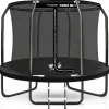 Thunder Gartentrampolin Elite 244 cm inkl. Sicherheitsnetz Schwarz