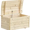 TIMBELA Aufbewahrungsbox 80 x 50 x 47 cm 1-tlg. beige
