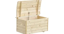 TIMBELA Aufbewahrungsbox 80 x 50 x 47 cm 1-tlg. beige