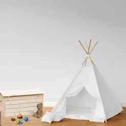 TIMBELA Aufbewahrungsbox 80 x 50 x 47 cm 1-tlg. beige