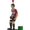 Tipp-Kick Spieler Star-Kicker VfB Stuttgart Klassik Edition - Original Spieler mit angewinkeltem Fuß, Handbemalte Fußball-Figur im Trikot rot/weiß für Tischfußball-Spiel, Geschenkidee für Fans