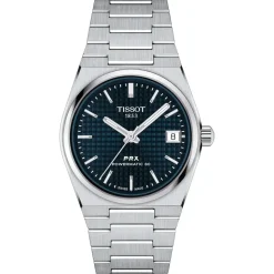 TISSOT PRX Automatik Blau Leder 35 mm T137.207.11.041.00