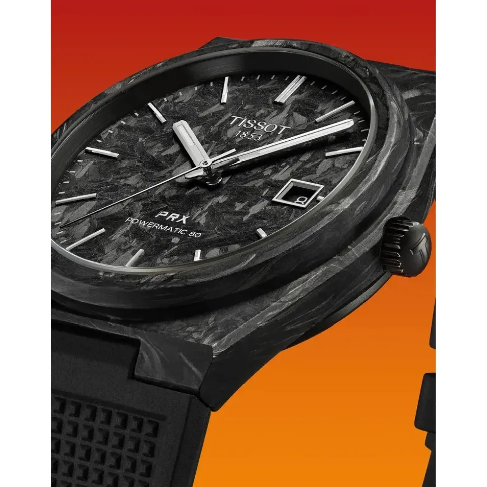 TISSOT PRX Powermatic 80 Kautschuk 40 mm T137.907.97.201.00