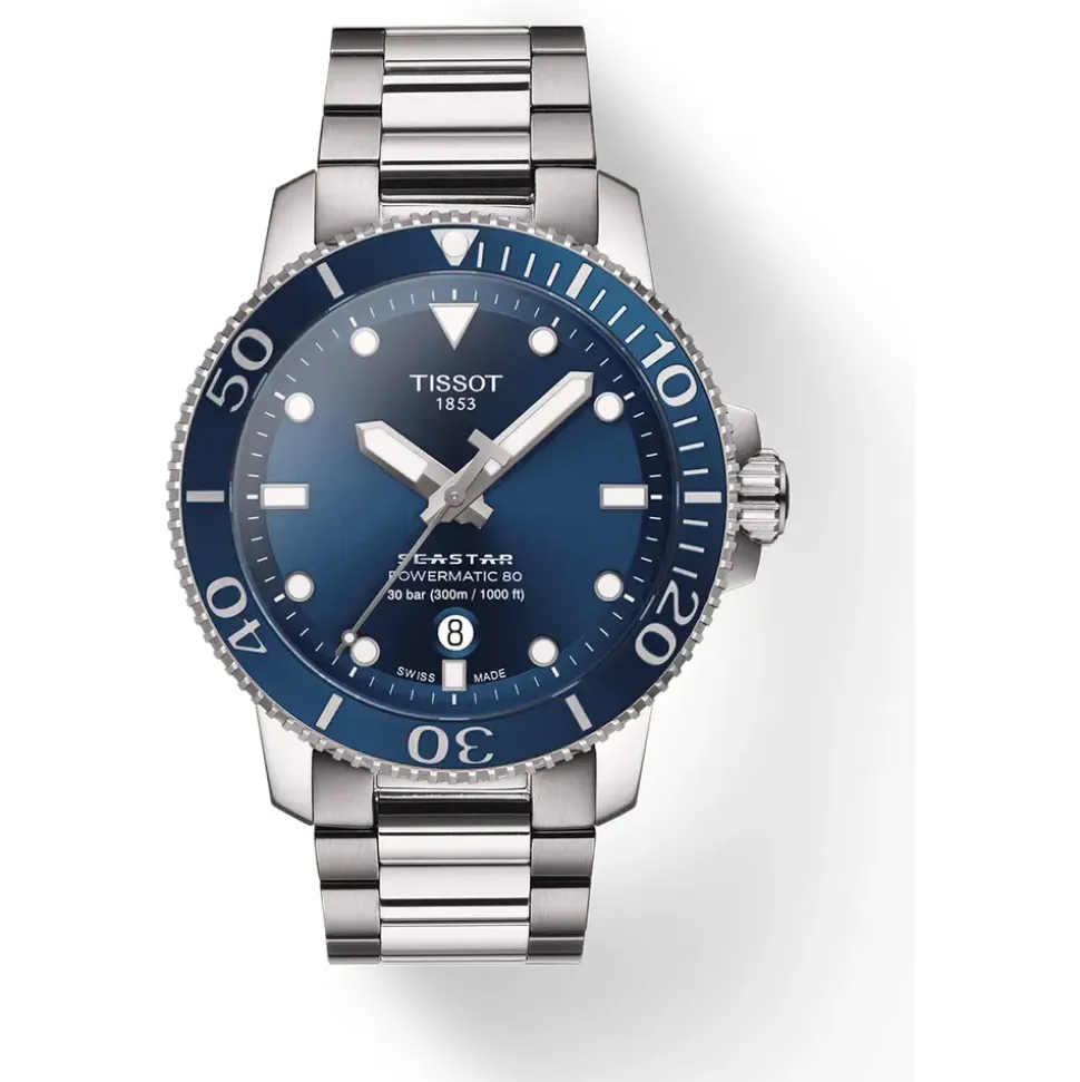 TISSOT Seastar 1000 Powermatic 80 Edelstahl 43 mm T120.407.11.041.03