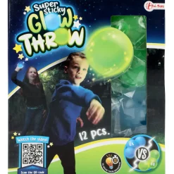 Toi-Toys Fluoreszierende Bälle - Glow Throw (12 Stück)