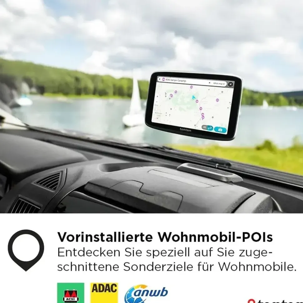TomTom GO Camper Tour 2. Generation 6 Zoll Navigationsgerät