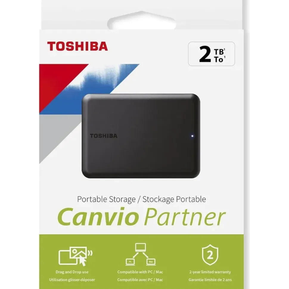 Toshiba Canvio Partner 2 TB schwarz