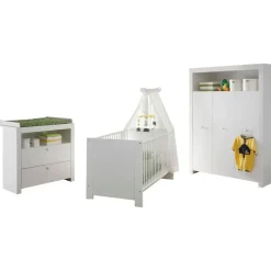 trendteam Babyzimmer Olivia 3-tlg. weiß