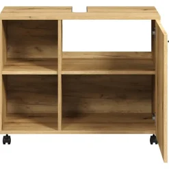 trendteam Waschbeckenunterschrank Pure Bliss 80 x 64 x 42 cm Braun