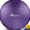 TRESKO Gymnastikball Lila 55 cm