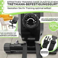 TRETMANN Mini-beintrainer schwarz