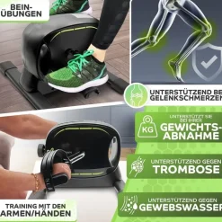 TRETMANN Pedaltrainer schwarz