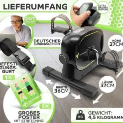 TRETMANN Pedaltrainer schwarz