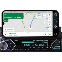 Trevi SCD 5753 DAB, Schwarz, 1 DIN, 160 W, 4.0 Kanäle, 40 W, 4 Ohm - Schwarz