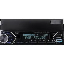 Trevi SCD 5753 DAB, Schwarz, 1 DIN, 160 W, 4.0 Kanäle, 40 W, 4 Ohm - Schwarz
