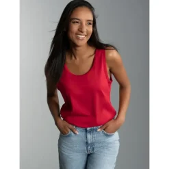 TRIGEMA Unterhemd "TRIGEMA Trägershirt aus 100% Baumwolle", Damen, Gr. 3XL, 1 Stk., Normalgrößen, braun (kirsch), 100% Baumwolle, Unterhemden Unterhemd