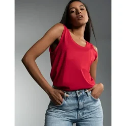 TRIGEMA Unterhemd "TRIGEMA Trägershirt aus 100% Baumwolle", Damen, Gr. 3XL, 1 Stk., Normalgrößen, braun (kirsch), 100% Baumwolle, Unterhemden Unterhemd