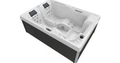 Tronitechnik Outdoor Whirlpool Elba 210 x 150 cm inkl. Thermoabdeckung