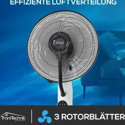 Tronitechnik Standventilator 75 cm Türkis