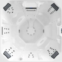 Tronitechnik Torcello 210 x 210 x 80 cm mit Heizung Schwarz