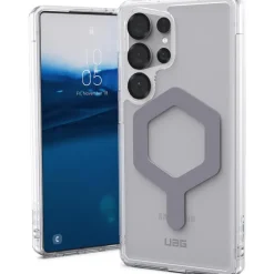 UAG Galaxy S25 Ultra Plyo Pro Handyhülle Transparent Silber