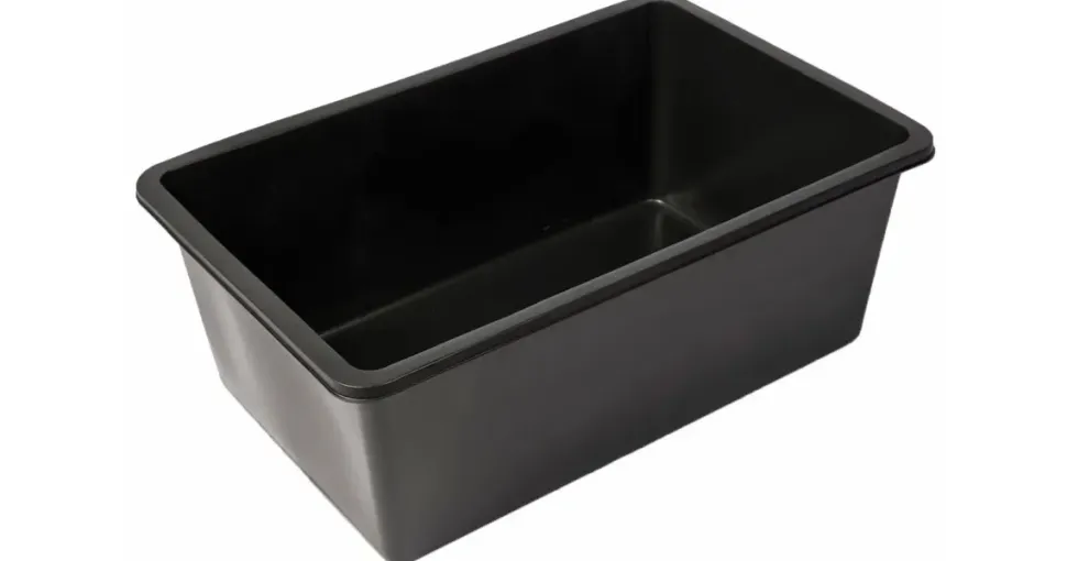 UBBINK Teichbecken Quadra C3 Quadra HDPE Schwarz