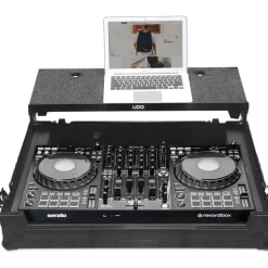 UDG Ultimate Flightcase Pioneer DJ DDJ-FLX10 Plus Laptop, Schwarz