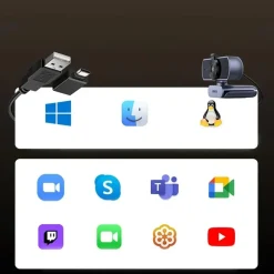 UGREEN FineCam Lite 4K Grau