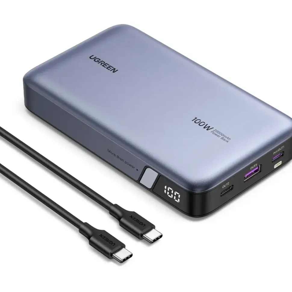 UGREEN 25183 Nexode 100 W Powerbank 20000 mAh Gray