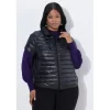 Ulla Popken Weste in schwarz | Gr.: 50-52
