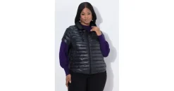 Ulla Popken Weste in schwarz | Gr.: 50-52