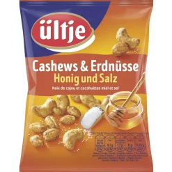 ultje Cashews & Erdnüsse, Honig und Salz (1 x 200 g)