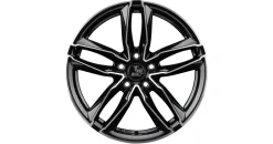Ultra Wheels UA6 Pro 8,5 x 19 5 x 112 ET43 MB66,5 Schwarz Poliert