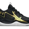Under Armour Jet '23 Basketballschuhe Kinder 002 black/black/metallic gold 38