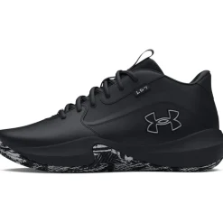 Under Armour Lockdown 7 Basketballschuhe 003 black/black/metallic silver 41