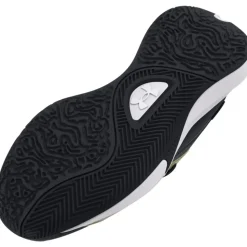 Under Armour Lockdown 7 Low Basketballschuhe 001 black/metallic gold/black 42